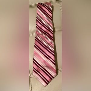 DKNY Classic 100% Silk Striped Neck Tie